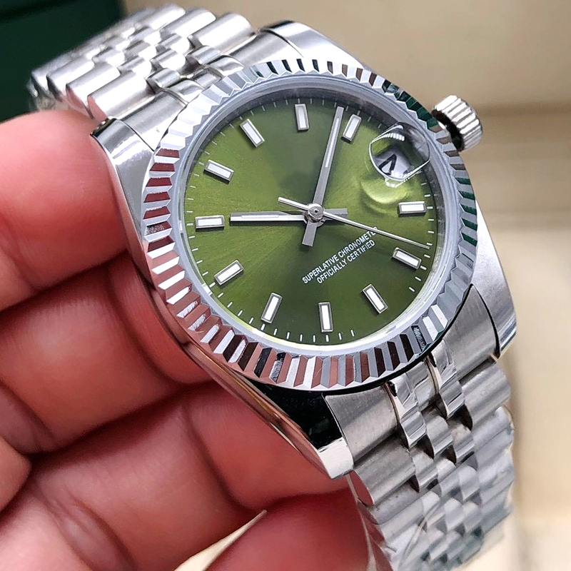 The latest fashion women's watch 31mm automatic mechanical log type date sport wrist watches luxury sapphire stainless steel, Slivery;brown
The latest fashion women's watch 31mm automatic mechanical log type date sport wrist watches luxury sapphire stainless steel, Slivery;brown