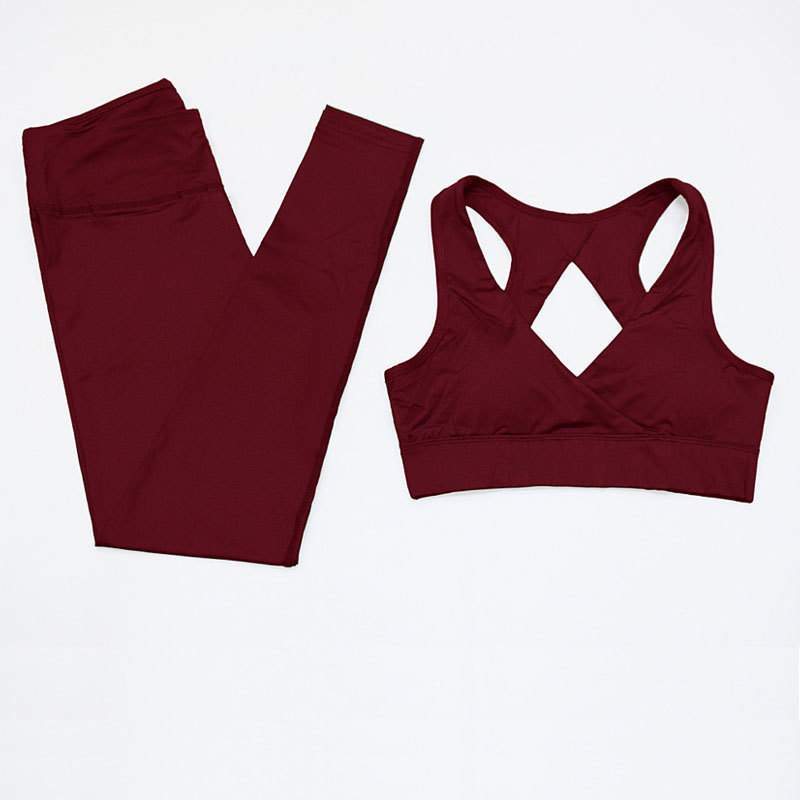 Heal Orange two piece set tracksuits women set bra leggings for fitness sportswear for women sport clothing womens sports suit T200115