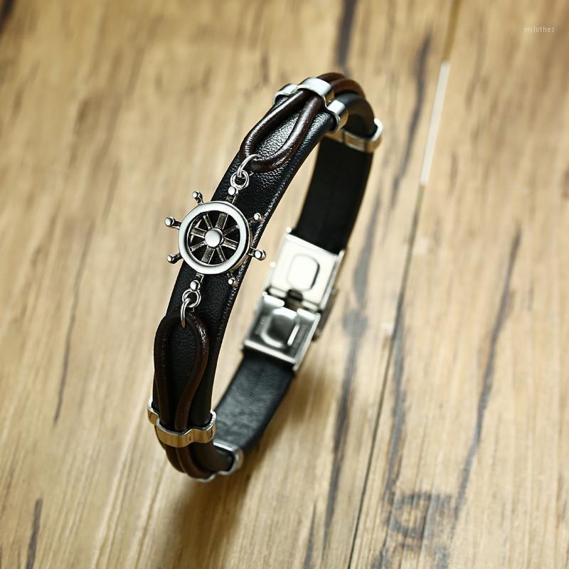 Vintage PU Leather Braided Bracelet 2021 Men's Black Recordable Multi-layer Rudder Woven Fashion Jewelry Accessories Bangle
Vintage PU Leather Braided Bracelet 2021 Men's Black Recordable Multi-layer Rudder Woven Fashion Jewelry Accessories Bangle