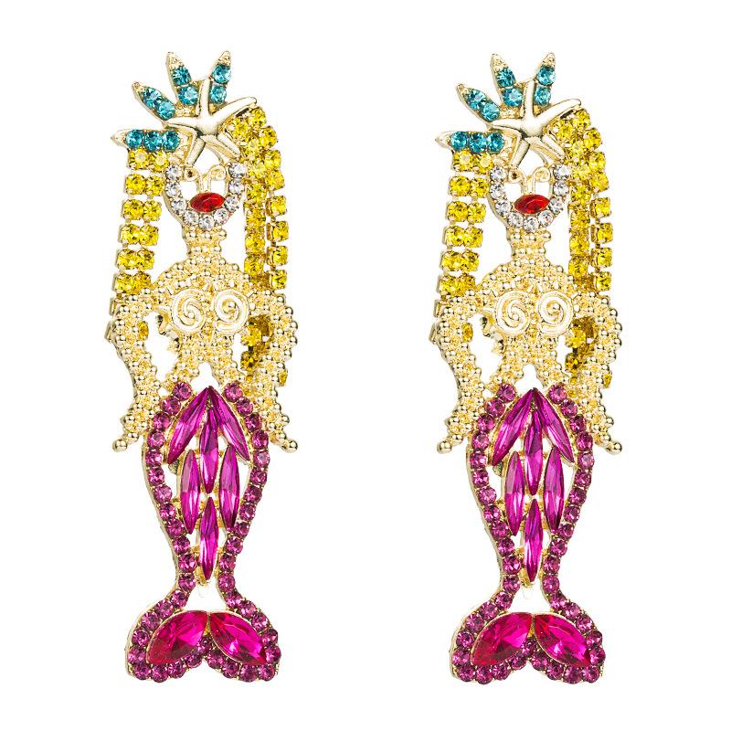 Dangle & Chandelier Trendy Full Crystals CZ Romantic Mermaid Hanging Earrings For Women Girls Party Wedding Luxurious Drop Earring Accessory
Dangle & Chandelier Trendy Full Crystals CZ Romantic Mermaid Hanging Earrings For Women Girls Party Wedding Luxurious Drop Earring Accessory