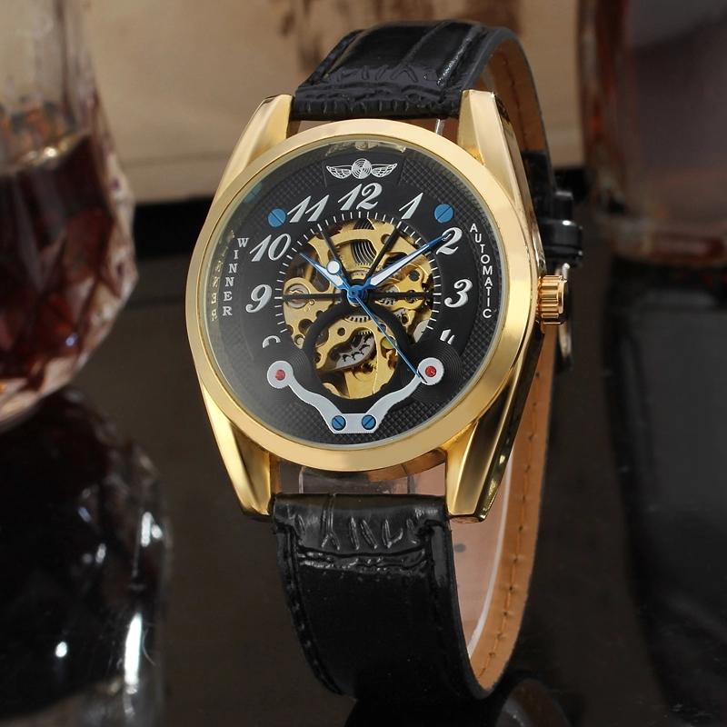 Wristwatches 2021 Top Business Machinery Men's Watch Belt Hollow Mens Automatic Mechanical Watches Man Carnival, Type 2
Wristwatches 2021 Top Business Machinery Men's Watch Belt Hollow Mens Automatic Mechanical Watches Man Carnival, Type 2