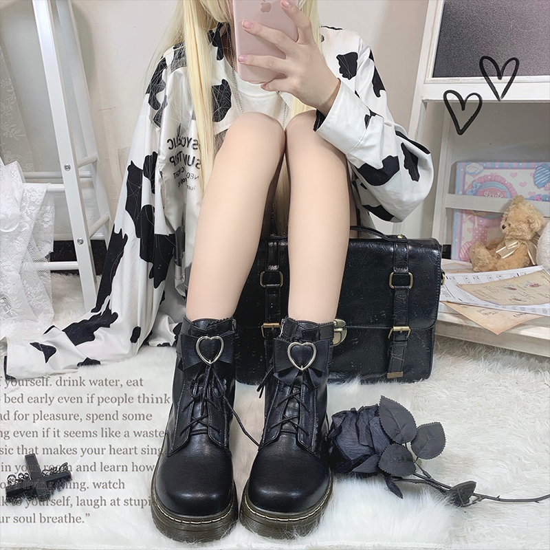 Platform Lolita Ankle Lovely Boots Women's Shoes Cosplay Martins Goth 7hzt, Without plus velvet
Platform Lolita Ankle Lovely Boots Women's Shoes Cosplay Martins Goth 7hzt, Without plus velvet