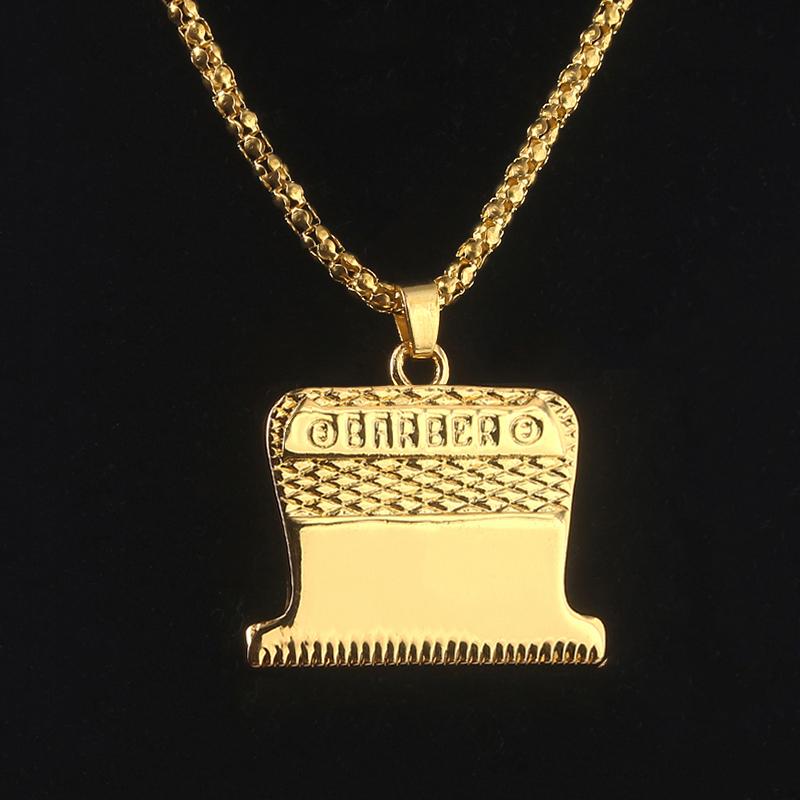Pendant Necklaces Barber Shop Razor Necklace Men Women Long Chain Hip Hop Fashion Jewelry
Pendant Necklaces Barber Shop Razor Necklace Men Women Long Chain Hip Hop Fashion Jewelry