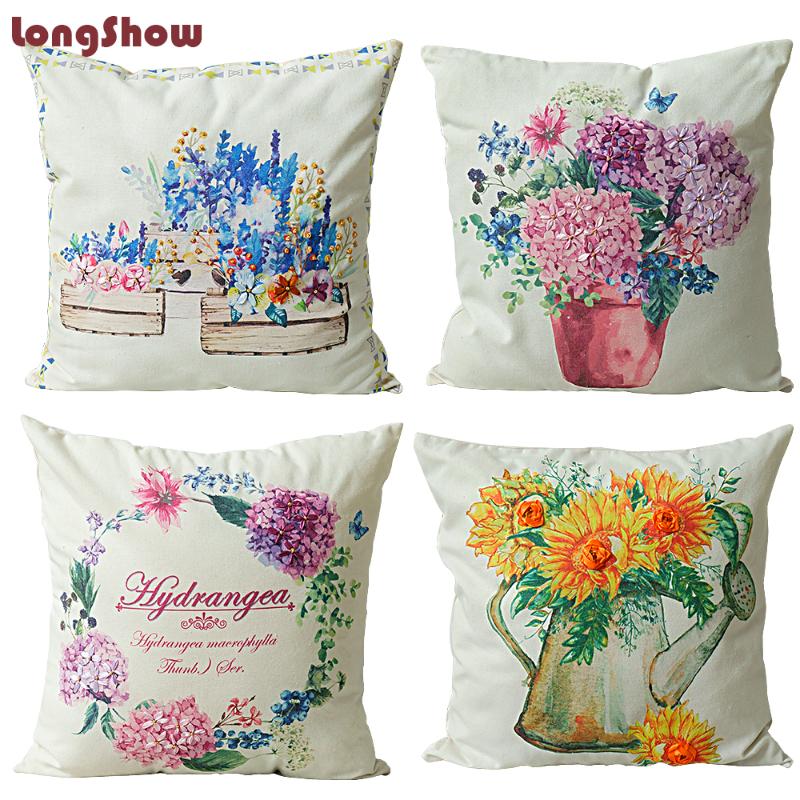 Home Decorative Latest Design Embroidery Macrame Silk Ribbons Printed Cushion Pillow Cover Pillow Case