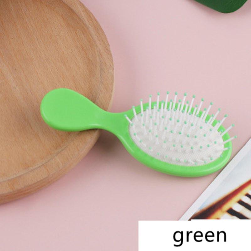 Hair Brushes Fashion Mini Cute Portable Round Pocket Small Size Travel Beauty Barber Massage Comb Girl Brush Salon Styling Tools Health