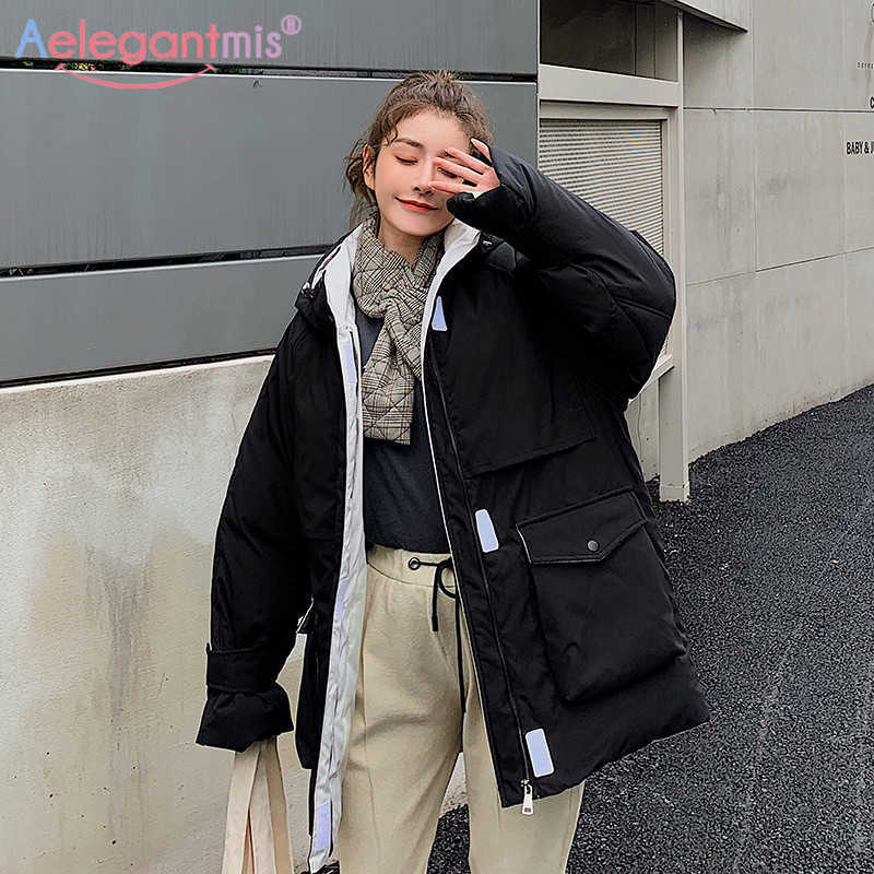 Aelegantmis Oversize Hooded Long Parkas Women Down Cotton Jacket Big Pockets Female Loose Winter Coats Snow Outwear 210607, White
Aelegantmis Oversize Hooded Long Parkas Women Down Cotton Jacket Big Pockets Female Loose Winter Coats Snow Outwear 210607, White