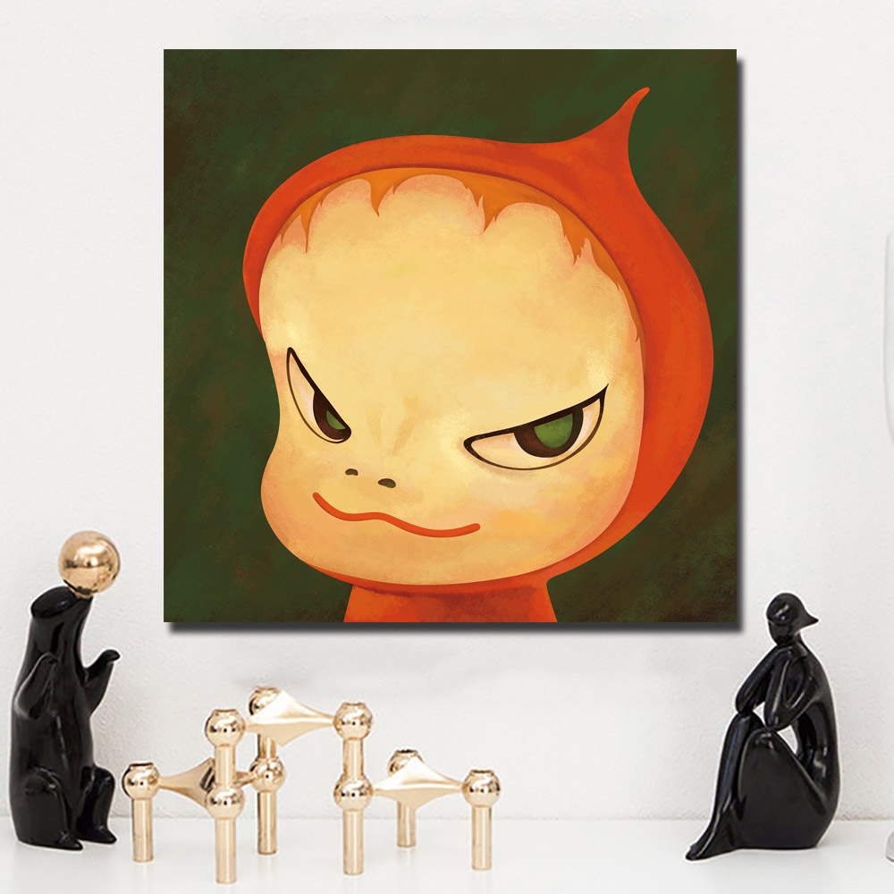 Cartoon Painting Yoshitomo Nara Sleepwalking Dolls Canvas Art Painting Print Poster Picture Wall Art For Baby Room Home Decor