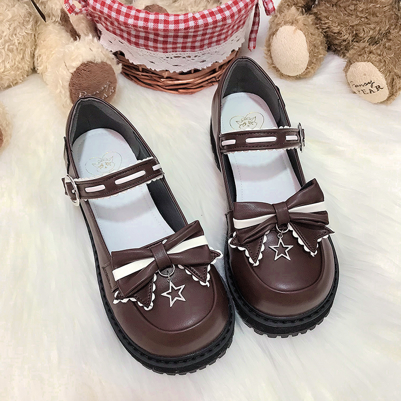 Anime Cosplay Lolita Mid-heel Shoes Harujuku Jk Uniform Round Toe Student Women's Platform Bowknot Star Buckle 19nv
Anime Cosplay Lolita Mid-heel Shoes Harujuku Jk Uniform Round Toe Student Women's Platform Bowknot Star Buckle 19nv