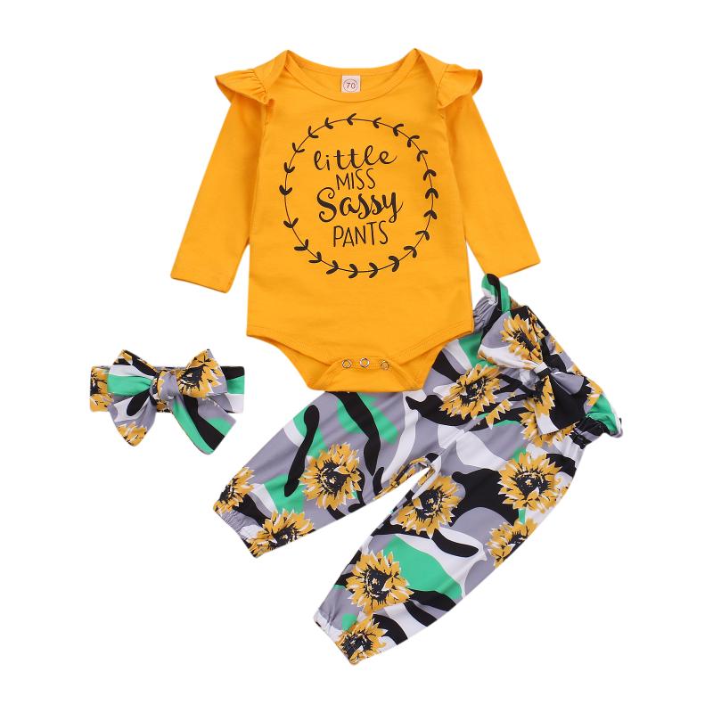 Clothing Sets Emmababy 2021 0-24M Infant Baby Girl Autumn 3Pcs Set Ruffled SASSY Letter Print Long Sleeve Bodysuit+Floral Camo Pants+Headban, White
Clothing Sets Emmababy 2021 0-24M Infant Baby Girl Autumn 3Pcs Set Ruffled SASSY Letter Print Long Sleeve Bodysuit+Floral Camo Pants+Headban, White