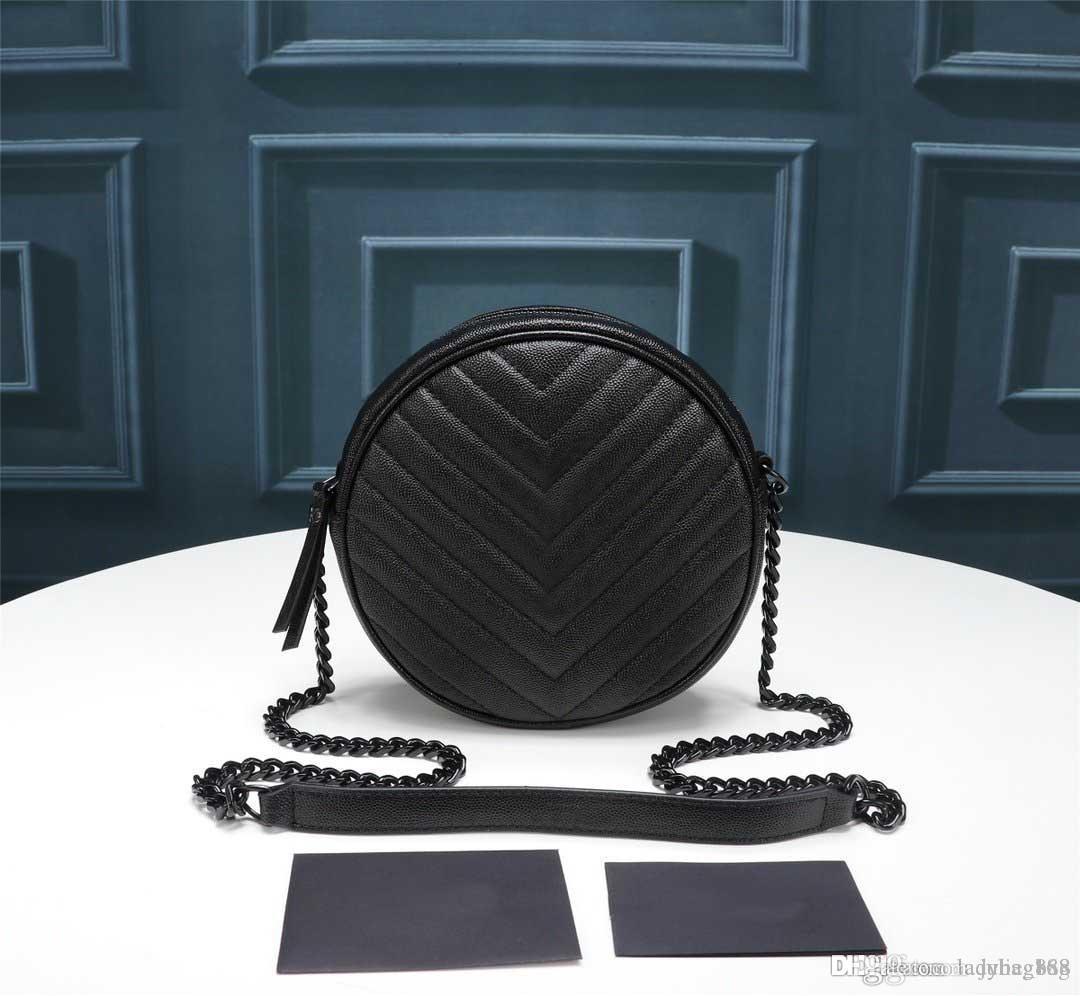 New fashion luxury designer ladies single new cross chain shoulder bag mini round bag high quality hardware leather cowhide crossbody bag, Black silver
New fashion luxury designer ladies single new cross chain shoulder bag mini round bag high quality hardware leather cowhide crossbody bag, Black silver