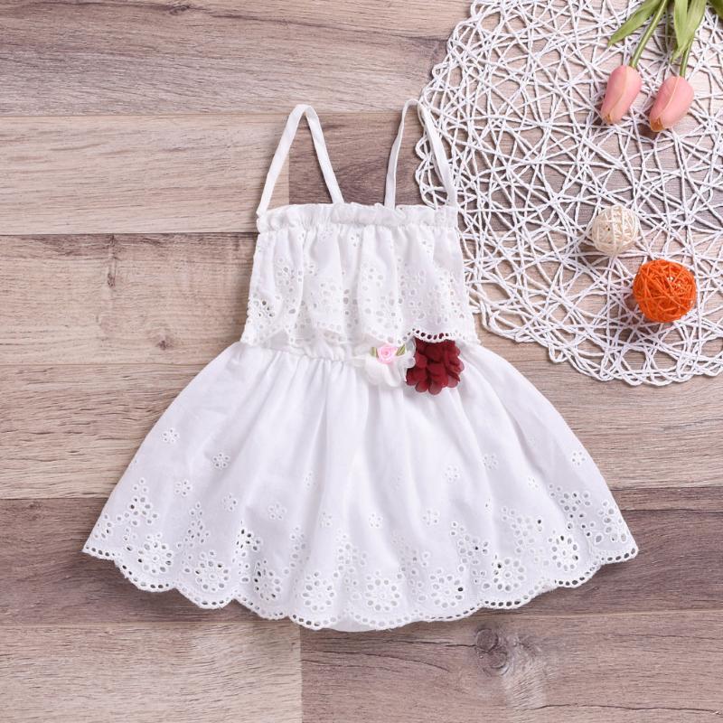 Girl's Dresses Baby Girl Clothes Sweet Solid Flower Lace Sleeveless Princess Dress Cute Summer 1 Year Old Birthday, 01
Girl's Dresses Baby Girl Clothes Sweet Solid Flower Lace Sleeveless Princess Dress Cute Summer 1 Year Old Birthday, 01