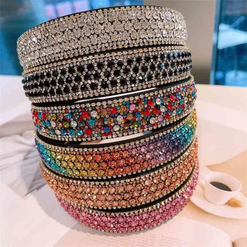 Czech star Street shooting rainbow Rhinestone high-grade hair hoop exquisite hairpin jewelry
Czech star Street shooting rainbow Rhinestone high-grade hair hoop exquisite hairpin jewelry