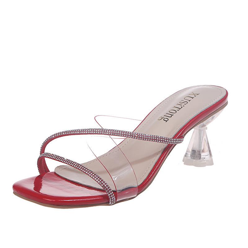 Slippers Summer Women Shoes Sandals Diamante High Heels Peep Toe Ladies Square Rhinestone Silver Gold Black A182 Slides PVC, Beige
Slippers Summer Women Shoes Sandals Diamante High Heels Peep Toe Ladies Square Rhinestone Silver Gold Black A182 Slides PVC, Beige