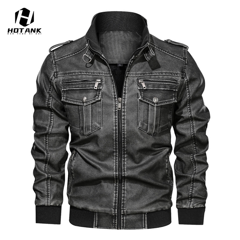Autumn Winter Men's Leather Jackets Fashion Vintage Motorcycle Biker PU Leather Jackets male Stand Collar Bomber Coat 211110, Mg813black
Autumn Winter Men's Leather Jackets Fashion Vintage Motorcycle Biker PU Leather Jackets male Stand Collar Bomber Coat 211110, Mg813black