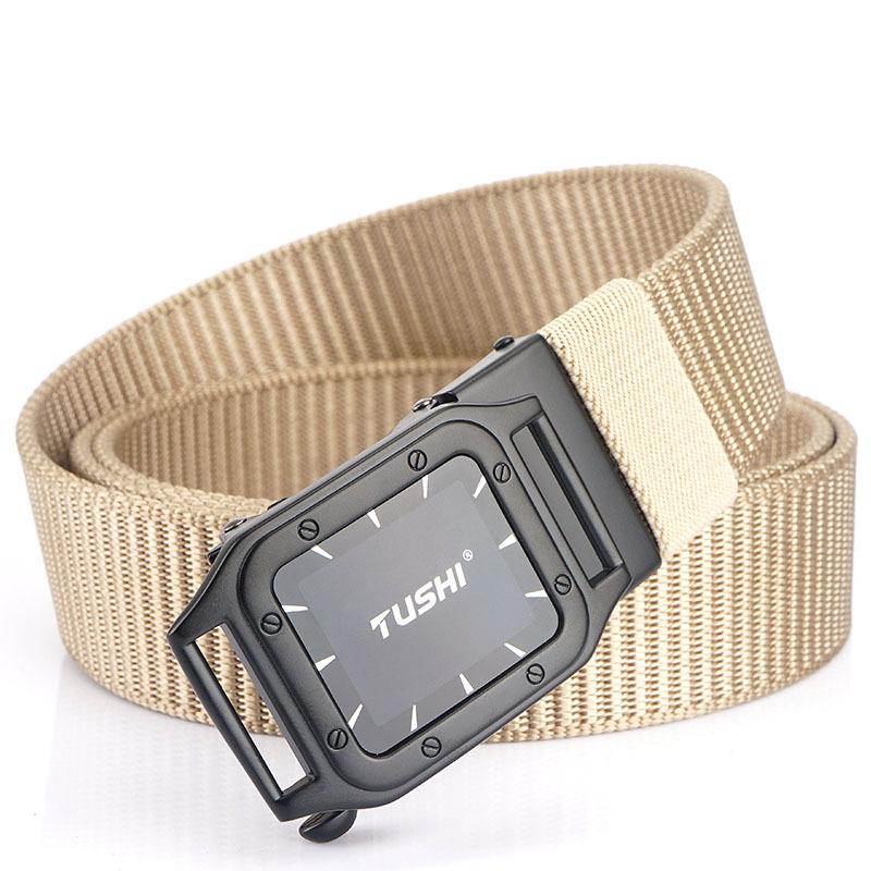 Belts Alloy Buckle Watch With Toothless Automatic Belt Nylon Canvas Student Outdoor Casual Breathable Men, Black
Belts Alloy Buckle Watch With Toothless Automatic Belt Nylon Canvas Student Outdoor Casual Breathable Men, Black