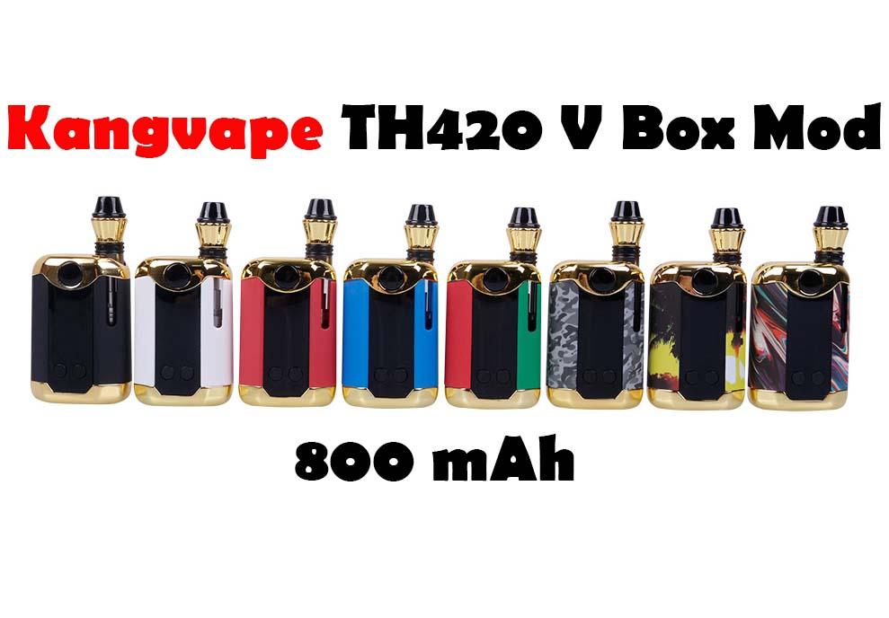 Authentic Kangvape TH-420 V Box Mod Kit TH420 V Starter Kit 800mAh Vape Mod VV Preheating Battery Fit Thick Oil Vape Cartridges
Authentic Kangvape TH-420 V Box Mod Kit TH420 V Starter Kit 800mAh Vape Mod VV Preheating Battery Fit Thick Oil Vape Cartridges