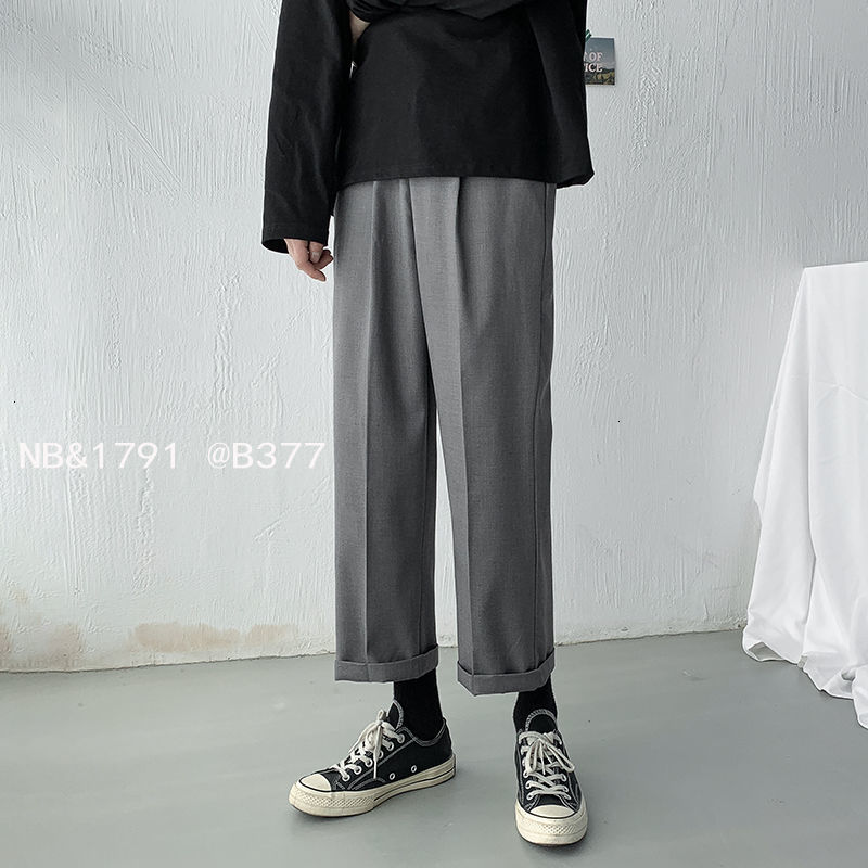 2021 New Spring Summer Wide Leg Men's Fashion Business Casual Men Social Mens Suit Pants S-2xl 6sw8, Gray
2021 New Spring Summer Wide Leg Men's Fashion Business Casual Men Social Mens Suit Pants S-2xl 6sw8, Gray