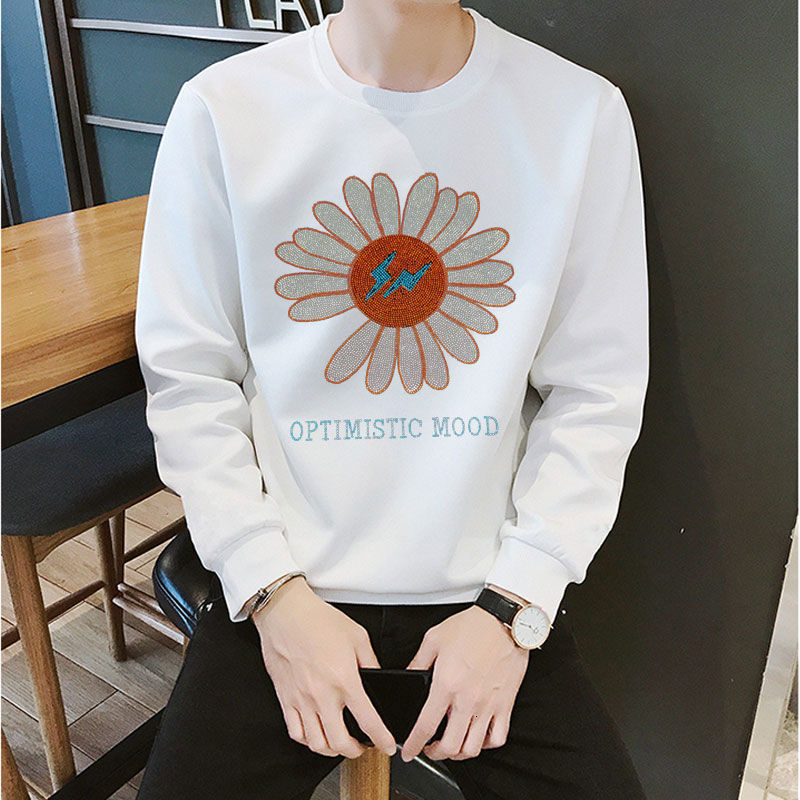 Autumn Casual Streetwear Men Hoodie Hip Hop Hoodie Sweatshirt Flower Print Man Hoodies Long Sleeve Plus Size Sweatshirt Men 201020