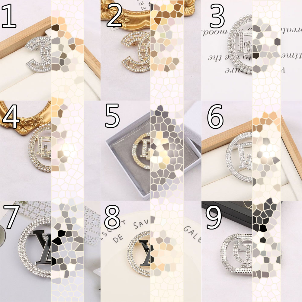 72Style Classic Fashion Brand Designer Design Double Letter Gold Silver Brooch Women Pearl Rhinestone Brooch Suit Laple Pin Fashion Jewelry Accessories
72Style Classic Fashion Brand Designer Design Double Letter Gold Silver Brooch Women Pearl Rhinestone Brooch Suit Laple Pin Fashion Jewelry Accessories