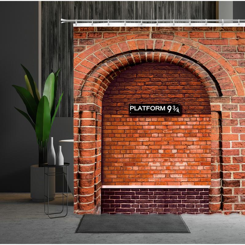 Shower Curtains Platform 9 And 3/4 Mystery King Cross Railway Station Brick Wall Washable Fabric Bathroom Decor Bath
Shower Curtains Platform 9 And 3/4 Mystery King Cross Railway Station Brick Wall Washable Fabric Bathroom Decor Bath