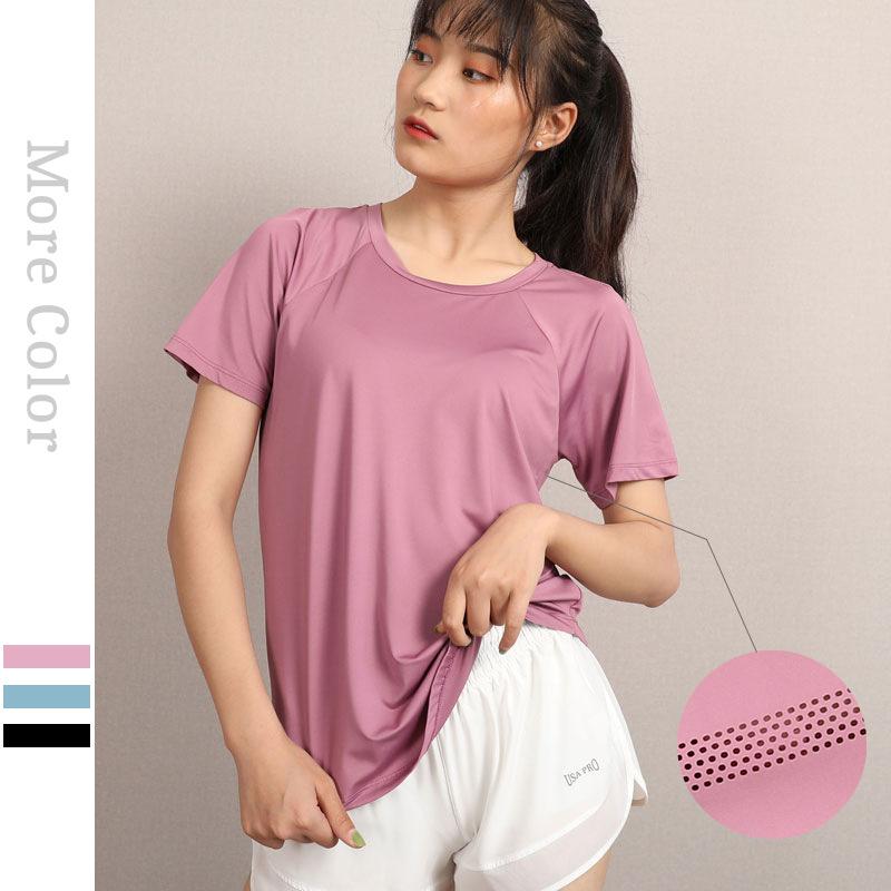 Yoga Outfit Plus Size S-4XL Mesh Sports T-shirt Woman Short Sleeve Fitness Tops Loose Shirts Quick Dry Running
Yoga Outfit Plus Size S-4XL Mesh Sports T-shirt Woman Short Sleeve Fitness Tops Loose Shirts Quick Dry Running