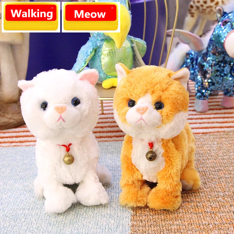 Classic Cute Robot Cat Electric Plush Pet Cat Can Walking Meow Effect Electrionc Cute Pet Girl Gifts Touch Sensor Voice Control, Color4
Classic Cute Robot Cat Electric Plush Pet Cat Can Walking Meow Effect Electrionc Cute Pet Girl Gifts Touch Sensor Voice Control, Color4