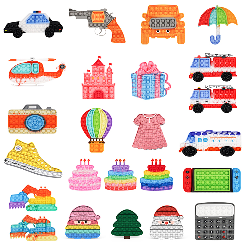 Fidget Toys Sensory Christmas Santa Claus Airplane Car Castle Push Bubble Anti Stress Educational Children Adults Decompression Toy Surprise Wholesale In Stock
Fidget Toys Sensory Christmas Santa Claus Airplane Car Castle Push Bubble Anti Stress Educational Children Adults Decompression Toy Surprise Wholesale In Stock
