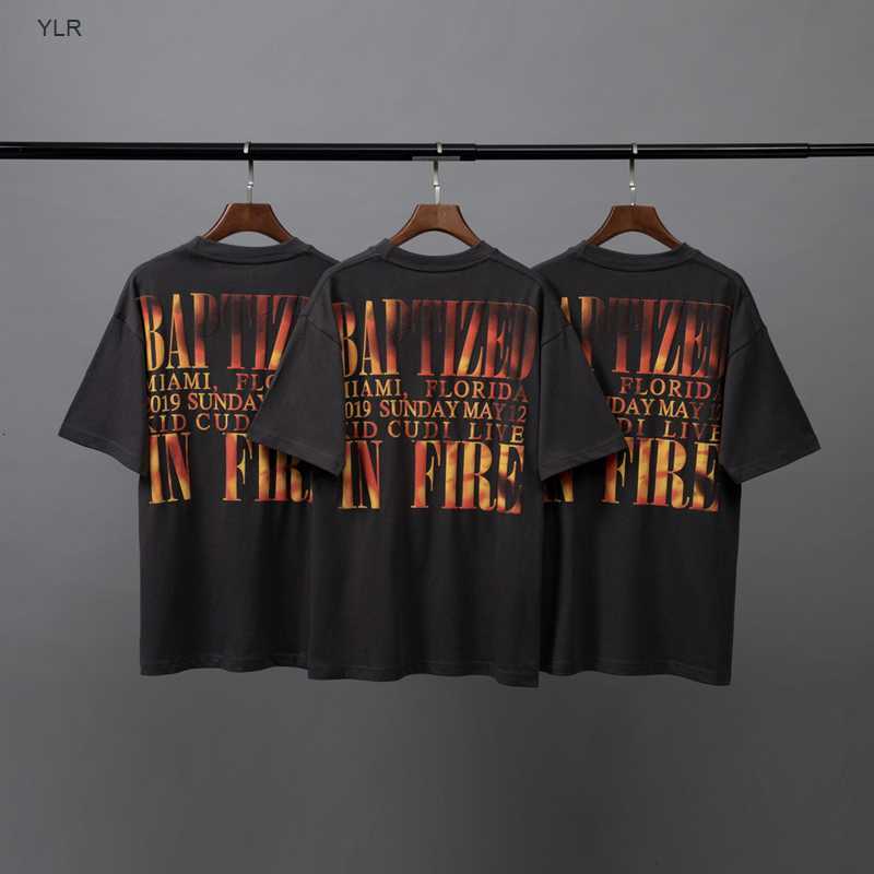 Fido k cp co branded kid Cudi foam printing American high street casual loose T-shirt fog short sleeve, Black
Fido k cp co branded kid Cudi foam printing American high street casual loose T-shirt fog short sleeve, Black