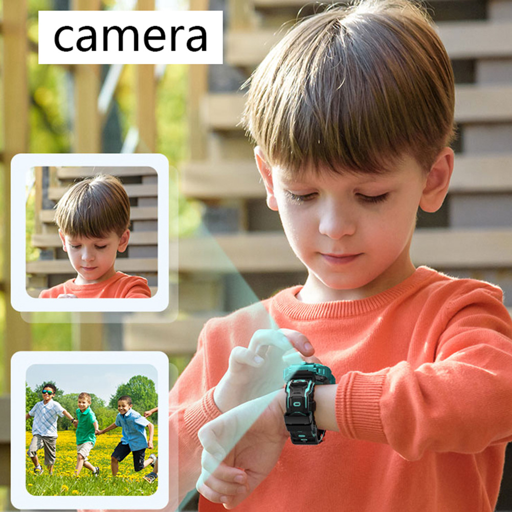 Kids Smart Watch For SOS Call Phone Watch Smartwatch Use Sim Card Photo Waterproof IP67 Kids Gift For IOS Android