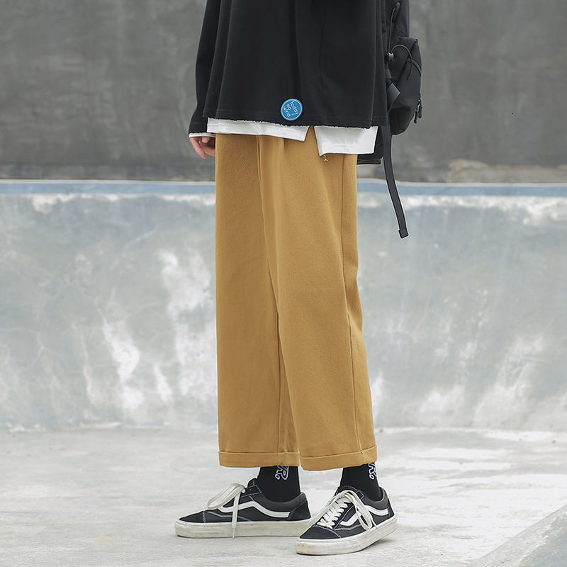 2021 New Men's Fashion Trend Cargo Straight Cotton Haren Pants Solid Color Streetwear Khaki/black Trousers Big Size M-5xl Blnf
2021 New Men's Fashion Trend Cargo Straight Cotton Haren Pants Solid Color Streetwear Khaki/black Trousers Big Size M-5xl Blnf