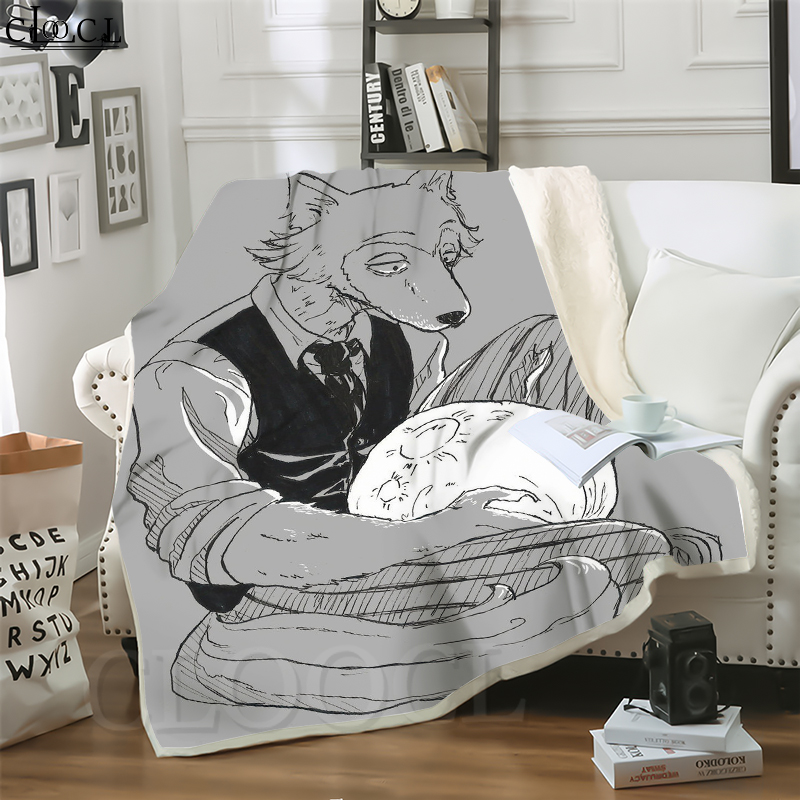 CLOOCL New Anime BEASTARS Animal 3D Print Hip-hop Style Air Conditioning Blanket Sofa Teens Bedding Throw Blankets Plush Quilt
CLOOCL New Anime BEASTARS Animal 3D Print Hip-hop Style Air Conditioning Blanket Sofa Teens Bedding Throw Blankets Plush Quilt
