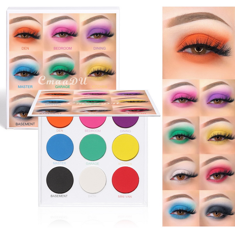 9-Color Matte Eyeshadow Palette - Full Coverage, Illuminate & Brighten Makeup for Beauty Enthusiasts, Mixed both
9-Color Matte Eyeshadow Palette - Full Coverage, Illuminate & Brighten Makeup for Beauty Enthusiasts, Mixed both