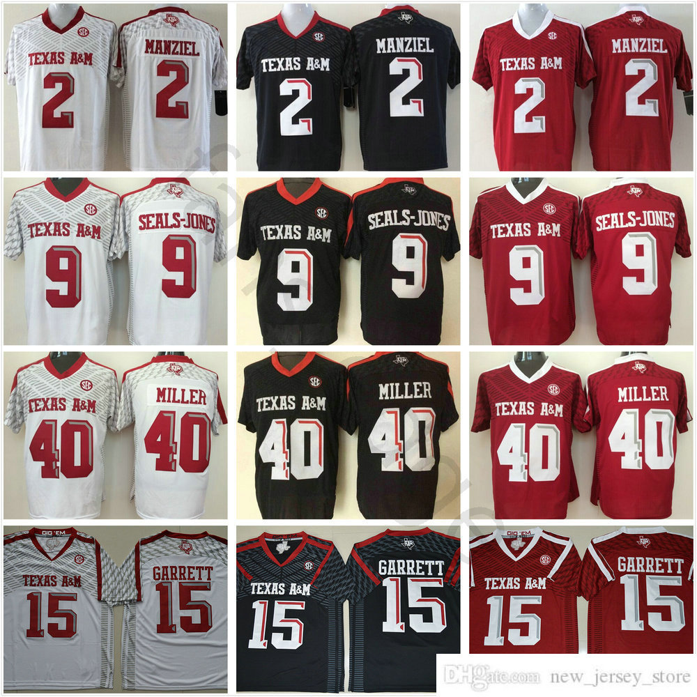 NCAA Texas A& Aggies College Football Wear #40 Von Miller Jersey Red Black White 2 Johnny Manziel 9 Ricky Seals-Jones 15 Myles Garrett Jerseys
NCAA Texas A& Aggies College Football Wear #40 Von Miller Jersey Red Black White 2 Johnny Manziel 9 Ricky Seals-Jones 15 Myles Garrett Jerseys
