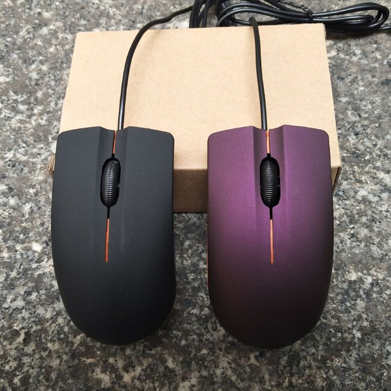 130CM 1200DPI USB Wired Game Mouse Portable Frosted Surface Optical Gaming Mice for Office PC Laptop Computer Accessories