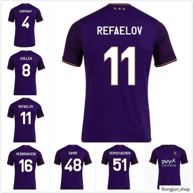 Men top 21 22 RSC Anderlecht soccer jerseys SAMBI 48 VERSCHAEREN 51 LARSEN 11 AMUZU 40 CULLEN 8 HOME AWAY 2021 2022 Classic sports JERSEY, Black;yellow
Men top 21 22 RSC Anderlecht soccer jerseys SAMBI 48 VERSCHAEREN 51 LARSEN 11 AMUZU 40 CULLEN 8 HOME AWAY 2021 2022 Classic sports JERSEY, Black;yellow