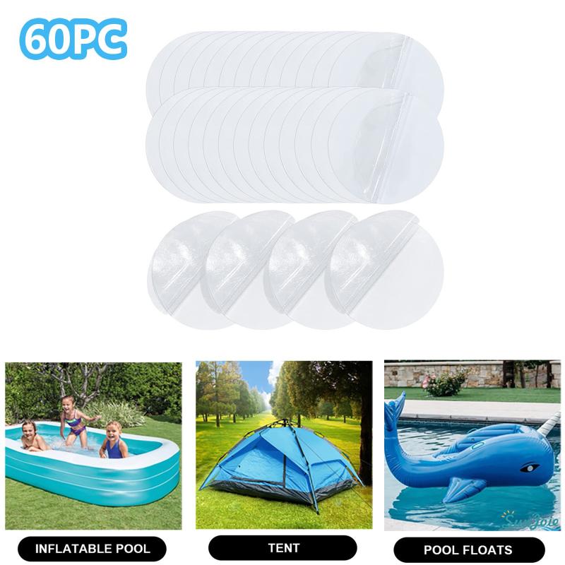 Pool & Accessories 60pc Patch Repair Kit To Home Swimming Inflatablebed Adhesive Patches For Waterbed Air Mattress Ring
Pool & Accessories 60pc Patch Repair Kit To Home Swimming Inflatablebed Adhesive Patches For Waterbed Air Mattress Ring