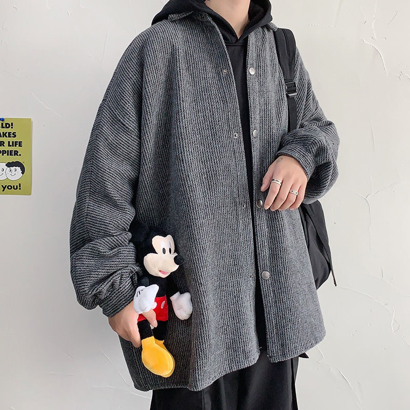 2021 New Men's Fashion Trendy Corduroy Fabric Coats Casual Clothes Long Sleeves Shirts Streetwear Camisa Masculina Size M-3xl 67my, Dark gray
2021 New Men's Fashion Trendy Corduroy Fabric Coats Casual Clothes Long Sleeves Shirts Streetwear Camisa Masculina Size M-3xl 67my, Dark gray