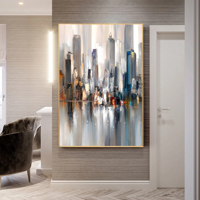 Abstract City Rain Boat Posters Landscape Oil Painting On Canvas Wall Art Pictures For Living Room Modern Home Decor NO FRAME
Abstract City Rain Boat Posters Landscape Oil Painting On Canvas Wall Art Pictures For Living Room Modern Home Decor NO FRAME