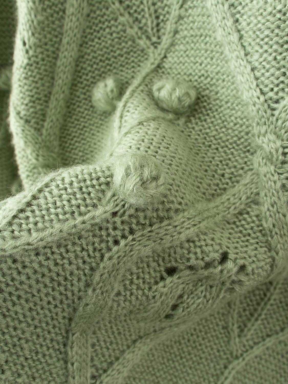 Zevity women fashion solid color ball appliques knitting sweater ladies long sleeve casual sweaters chic pullovers tops S309 211011Z