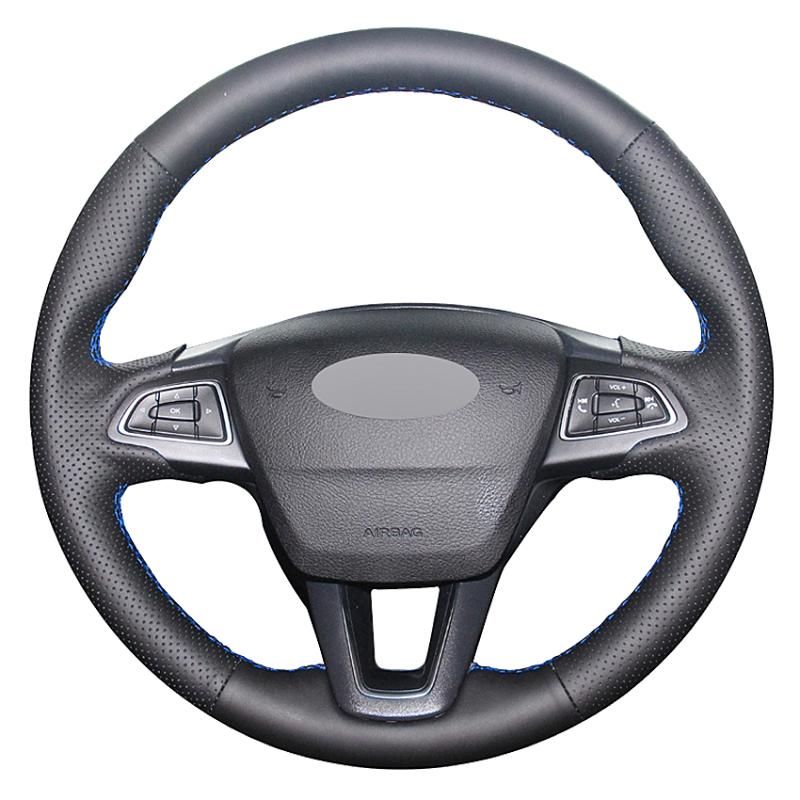 Steering Wheel Covers Black Genuine Leather Car Cover For Focus 3 2021-2021 Kuga Escape C-MAX Ecosport 2021
Steering Wheel Covers Black Genuine Leather Car Cover For Focus 3 2021-2021 Kuga Escape C-MAX Ecosport 2021