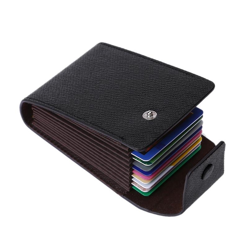 Card Holders High Quality Fashion Business ID Wallet Holder Name Cards Case Pocket Organizer, Black
Card Holders High Quality Fashion Business ID Wallet Holder Name Cards Case Pocket Organizer, Black