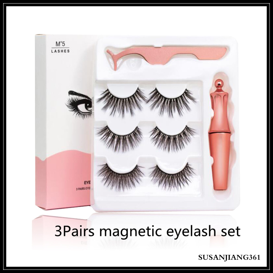STOCK 3 Pairs Magnetic Eyelashes False Lashes +Liquid Eyeliner +Tweezer eye makeup set 3D magnet False eyelashes Natural reusable No Glue Ne
STOCK 3 Pairs Magnetic Eyelashes False Lashes +Liquid Eyeliner +Tweezer eye makeup set 3D magnet False eyelashes Natural reusable No Glue Ne