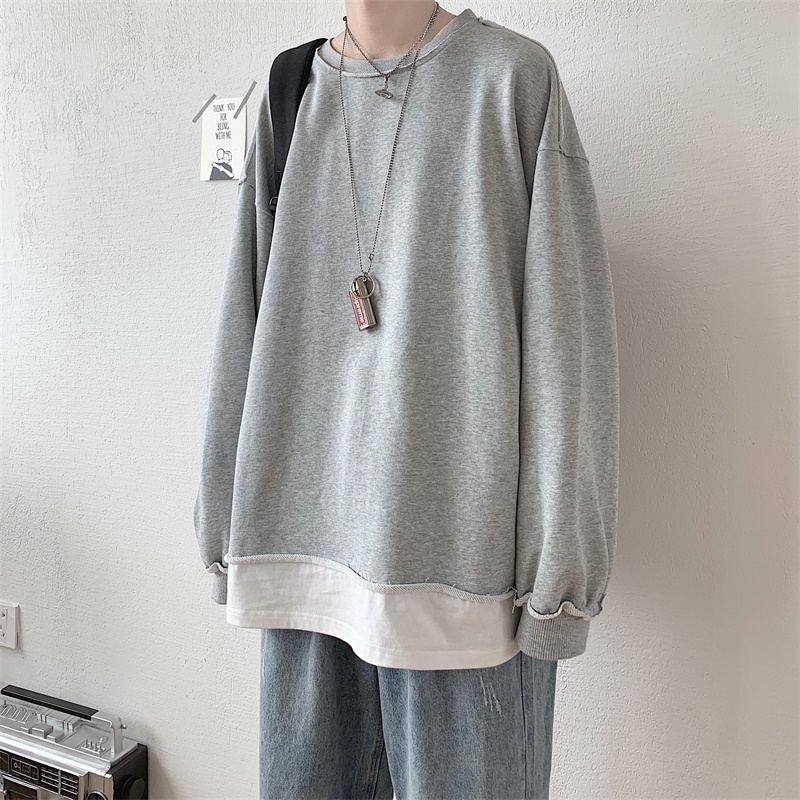 2021 New Men's False Two Piece Coats Male Sweatshirts Cotton Casual Clothes Loose Pullover High-quality Pure Color Hoodies M-2xl 82wo, Yellow
2021 New Men's False Two Piece Coats Male Sweatshirts Cotton Casual Clothes Loose Pullover High-quality Pure Color Hoodies M-2xl 82wo, Yellow