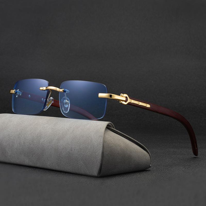 Fashion Sunglasses Frames Rimless Men's Frameless Original Wood Leg Optical Prescription Glasses Frame Myopia Shades Retro Gafas
Fashion Sunglasses Frames Rimless Men's Frameless Original Wood Leg Optical Prescription Glasses Frame Myopia Shades Retro Gafas