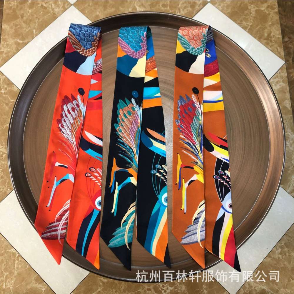 scarves French h family parrot small ribbon lady silk rectangular scarf Headband, Blue;black
scarves French h family parrot small ribbon lady silk rectangular scarf Headband, Blue;black