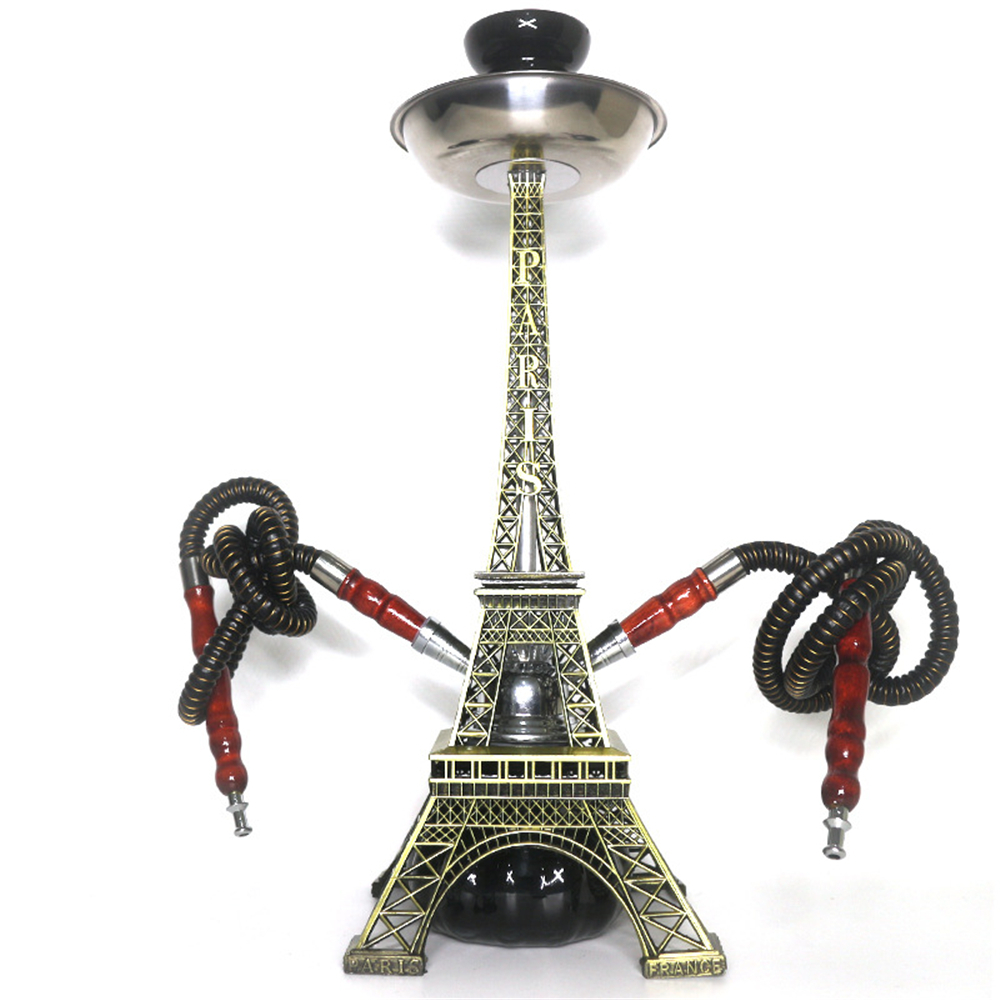 Upscale Eiffel Tower Shisha Double Pipe Glass Hookah Set Shisha Pipe Hose Ceramic Bowl Shisha Narghile Accessories C0312
Upscale Eiffel Tower Shisha Double Pipe Glass Hookah Set Shisha Pipe Hose Ceramic Bowl Shisha Narghile Accessories C0312