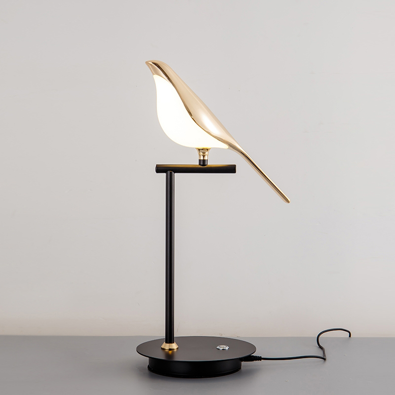 Modern LED table lamp Magpie bird model Reading lamp indoor lighting bedroom bedside living room for home decor desk lights