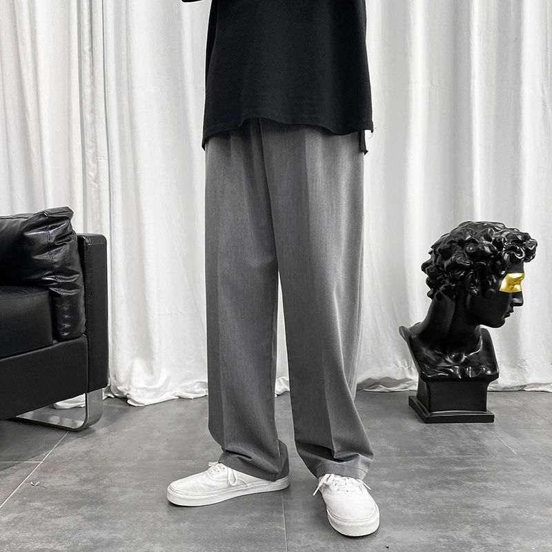 2021 New Spring Wide-leg Men' Fashion Solid Color Business Casual Men Straight Mens Suit Pants 3l7q, Dark gray
2021 New Spring Wide-leg Men' Fashion Solid Color Business Casual Men Straight Mens Suit Pants 3l7q, Dark gray