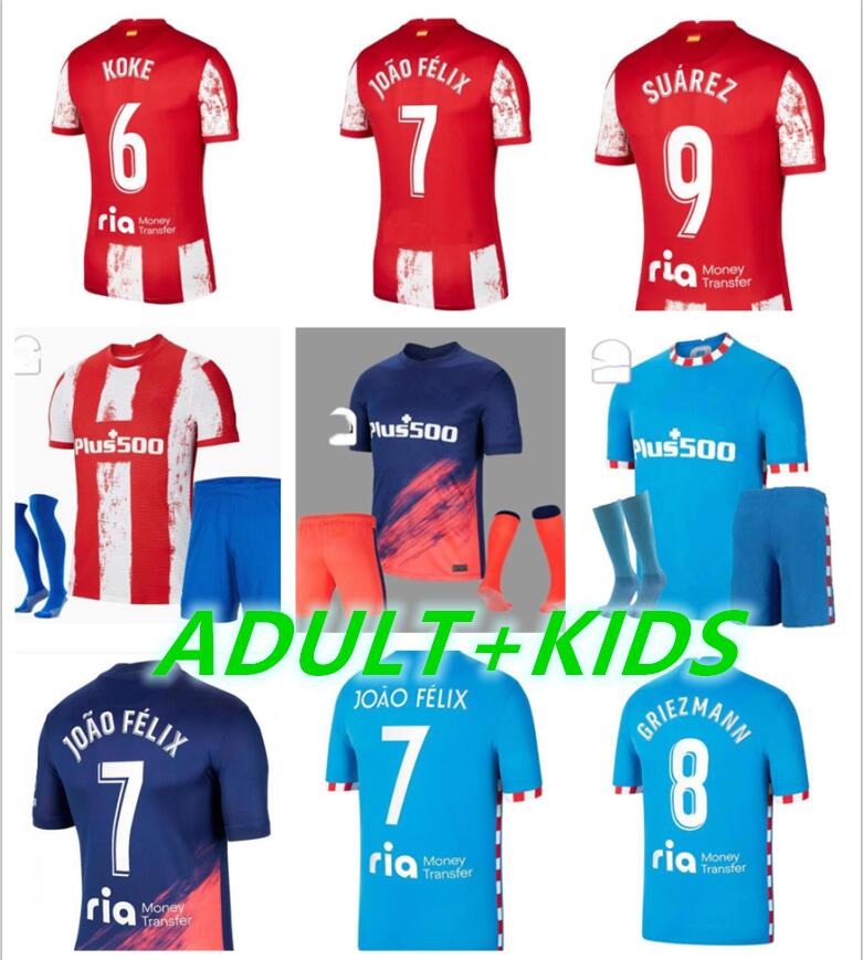 21 22 soccer jerseys JOÃO FÉLIX camiseta 2021 M. LLORENTE KOKE SAUL SUAREZ football shirts 2022 LEMAR men kids kit sets uniforms
21 22 soccer jerseys JOÃO FÉLIX camiseta 2021 M. LLORENTE KOKE SAUL SUAREZ football shirts 2022 LEMAR men kids kit sets uniforms