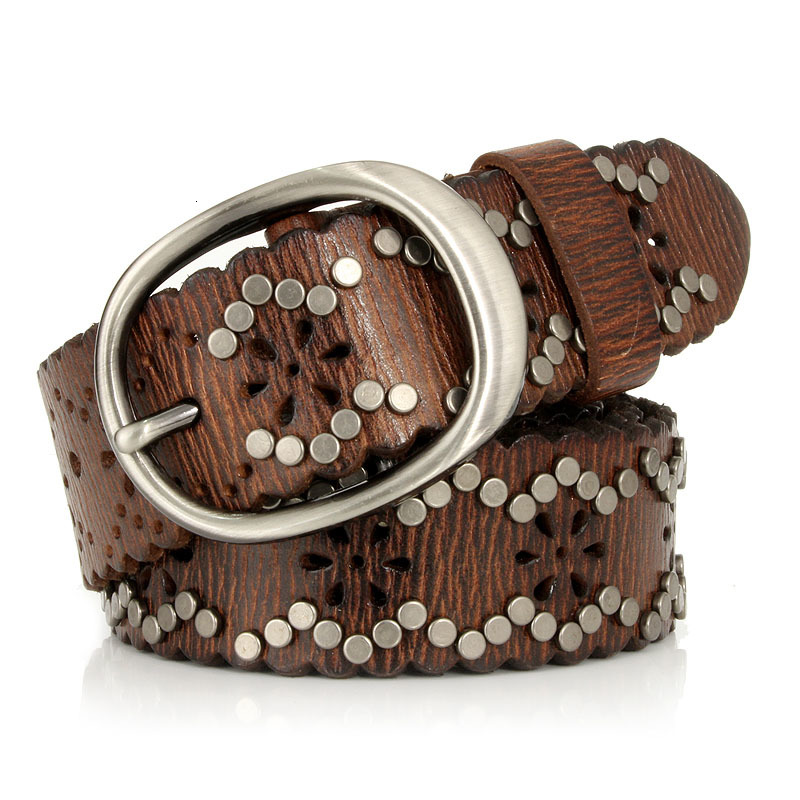2021 New Women Rivet Belts Style Female Lady Genuine Cow Leather Buckle Wide Hollow Out Belt for 2ebm, Black
2021 New Women Rivet Belts Style Female Lady Genuine Cow Leather Buckle Wide Hollow Out Belt for 2ebm, Black